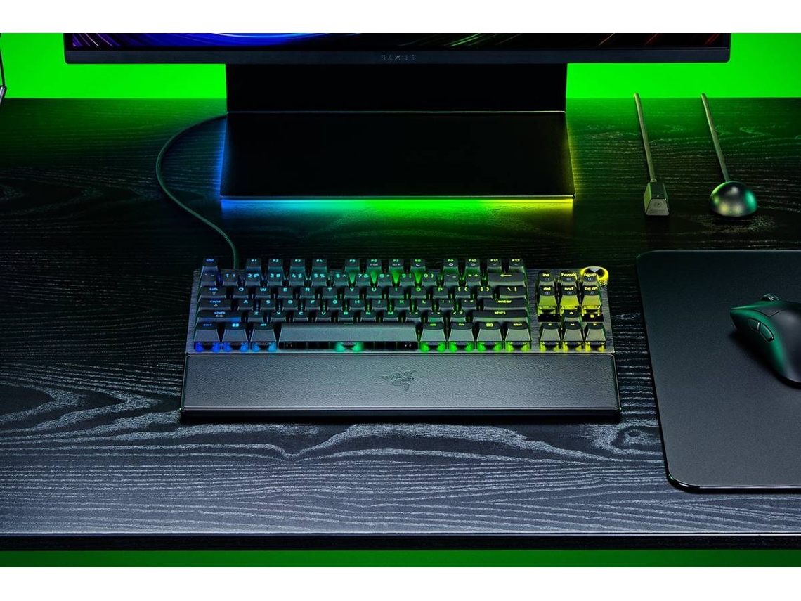 Teclado RAZER Huntsman V3 Pro Tenkeyless RGB Analog Optical Switches Gen-2 (Mecánico - Inglés - Negro)