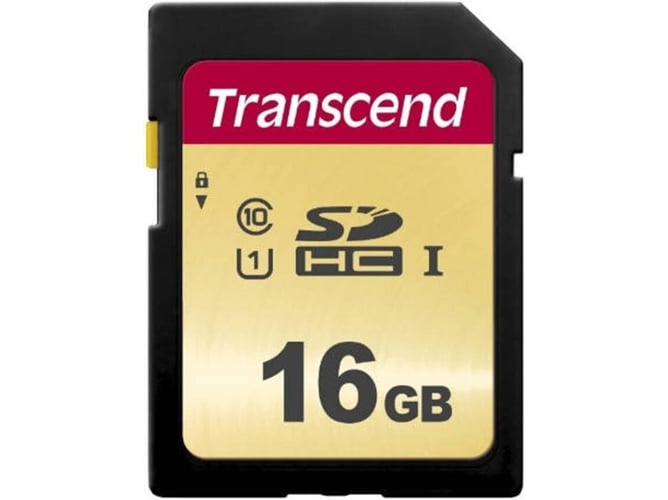 Tarjeta de Memoria SDHC TRANSCEND TS16GSDC500S (16 GB - 95 MB/s)