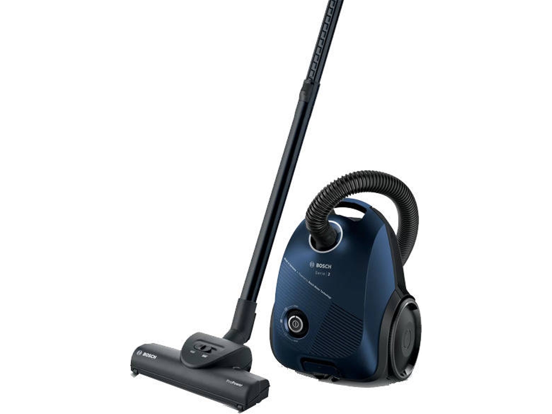 Aspiradora con Bolsa BOSCH BGBS2BU1T Série 2 (80 dB - Saco de pó: 3.5 L)