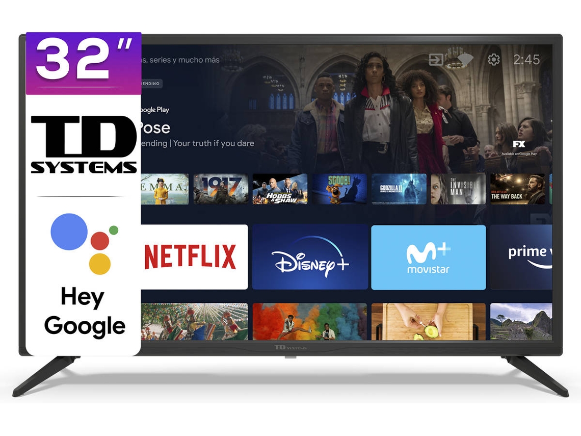 TV TD SYSTEM K32DLX15GLE (LED - 32'' - 81 cm - HD - Smart TV)