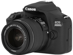 Kit Cámara Réflex CANON 2000D 18-55IS + 16GB + Funda (24.1 MP - ISO: 100 a 6400 - Sensor: APS-C)