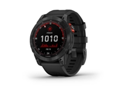 Reloj Deportivo GARMIN Fenix 7 Solar (Bluetooth - Hasta 14 días de autonomia con Energia Solar - Negro)