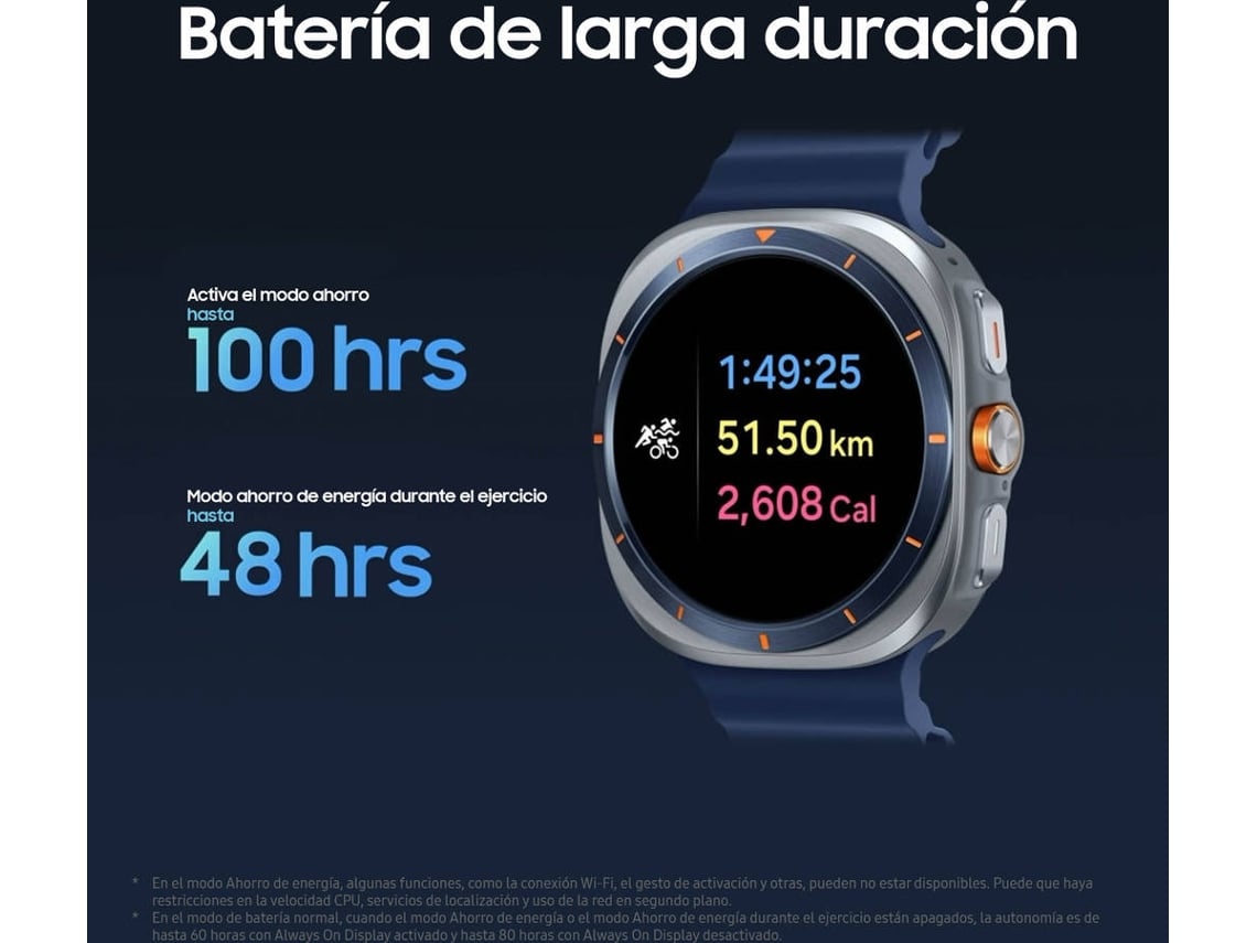 Smartwatch SAMSUNG Galaxy Watch Ultra 2025 (47 mm -Titanium) Worten  Canarias