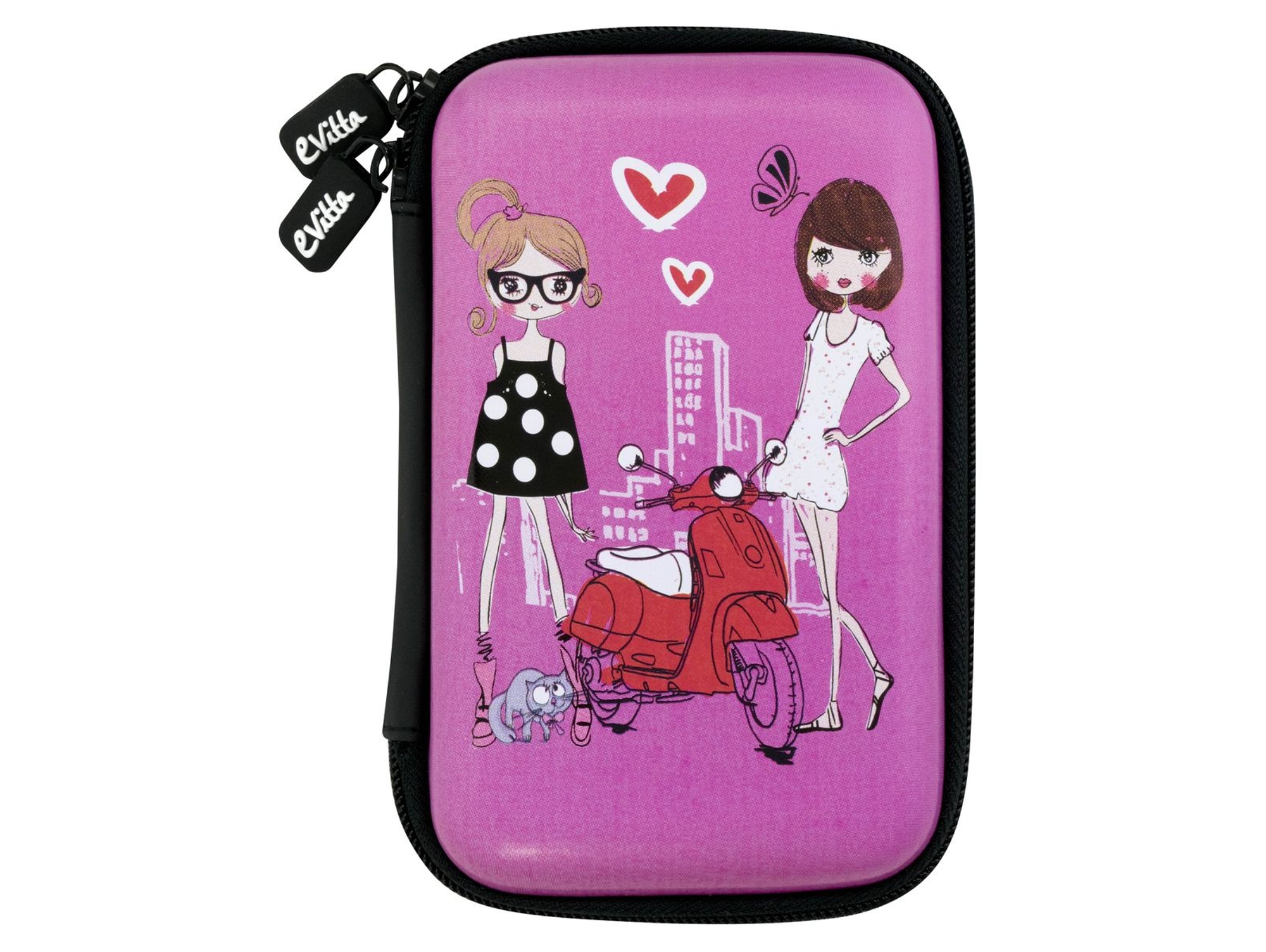 Funda EVITTA HDD Cover Fashion Girls (Disco externo, Powerbank - 2.5'' - Estampado)