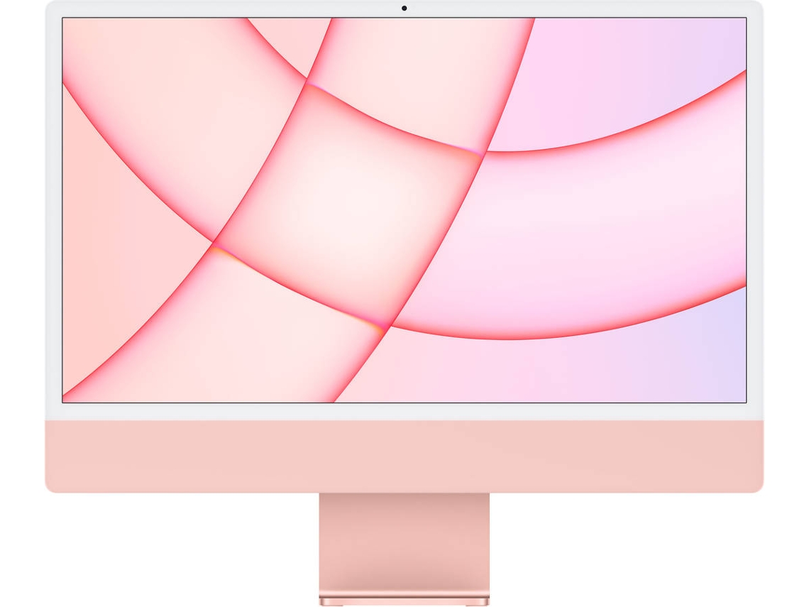 iMac APPLE MGPM3Y/A Rosa (24'' - Apple M1 - RAM: 8 GB - 256 GB SSD PCIe - GPU 8-core)