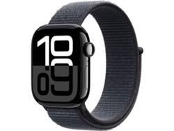 APPLE Watch Series 10 GPS+Cellular 42 mm Aluminio Negro Azabache con Correa Loop Deportiva Tinto