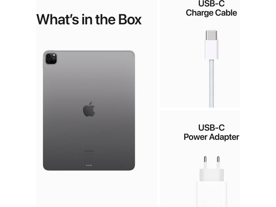 iPad Pro APPLE (12.9'' - 128 GB - Wi-Fi - Gris Espacial) | Worten