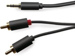 Cable Audio FONESTAR AA-707N (1.5m - Jack 3.5mm - 2 RCA - Macho-Macho)
