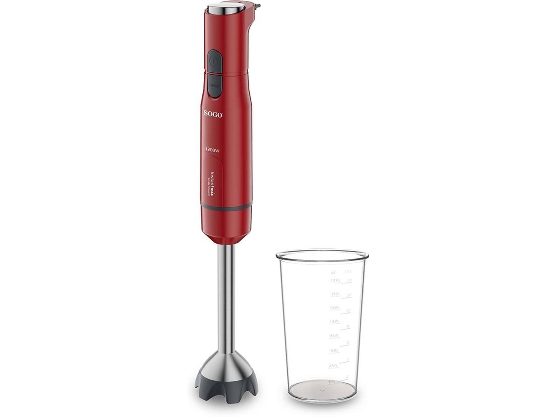 Batidora de Mano con Accesorios SOGO BAT-SS-14330 (1200 W - Rojo)  