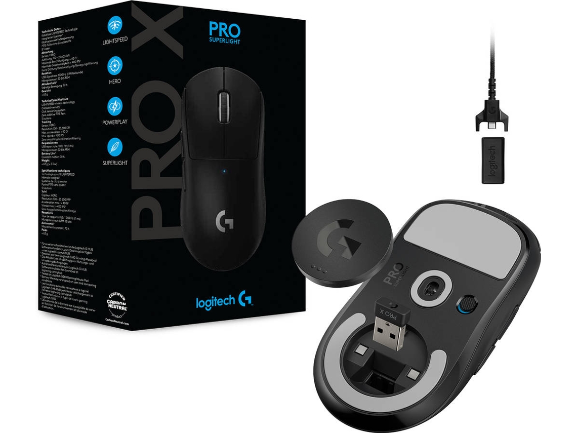 Ratón Gaming sem fio LOGITECH Pro X Superlight (25400 dpi
