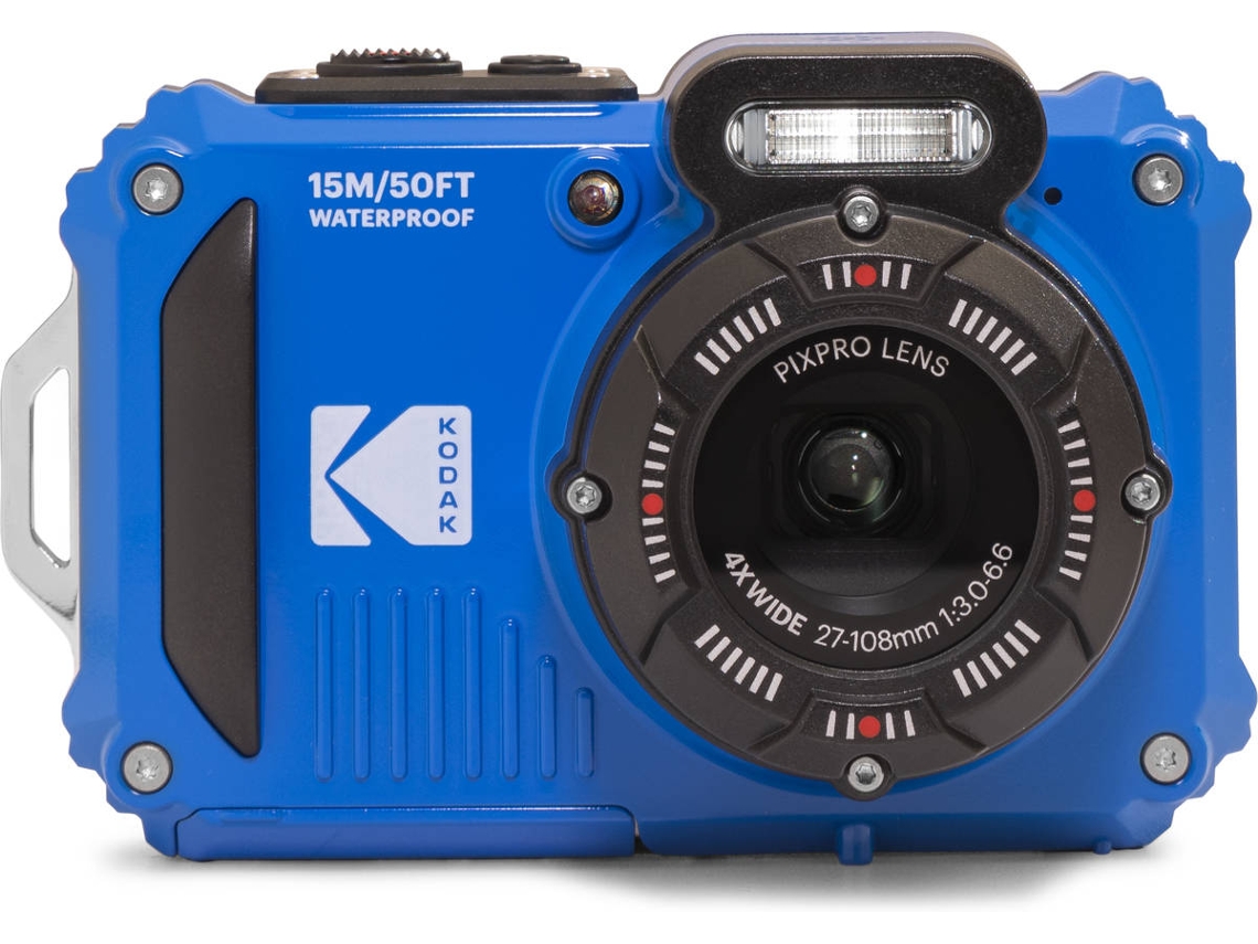 Cámara compacta impermeable KODAK WPZ2 + SD 16 GB (Amarillo - 16