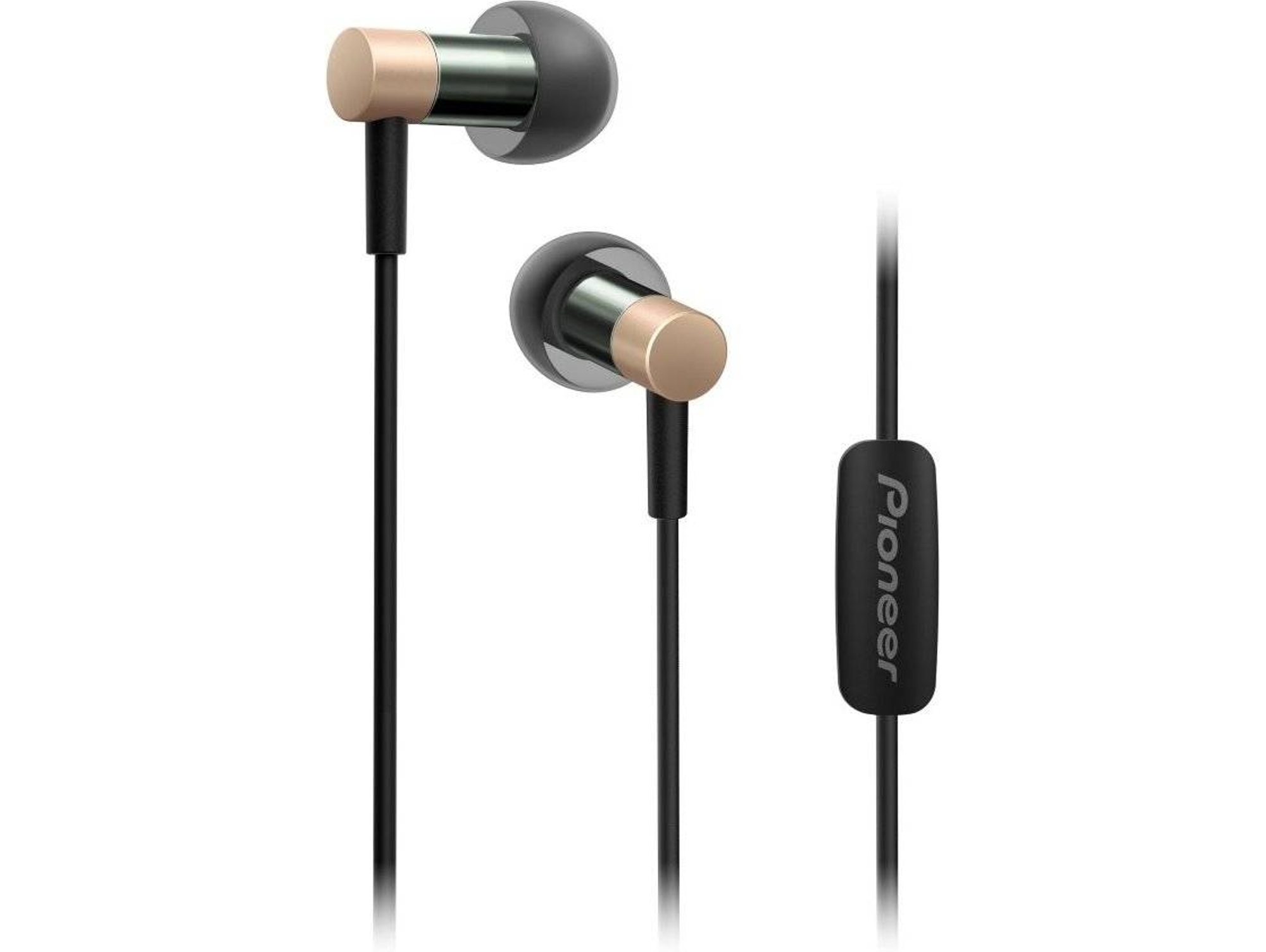 Auriculares con Cable PIONEER Se-Ch3T-G (In Ear - Micrófono - Negro)