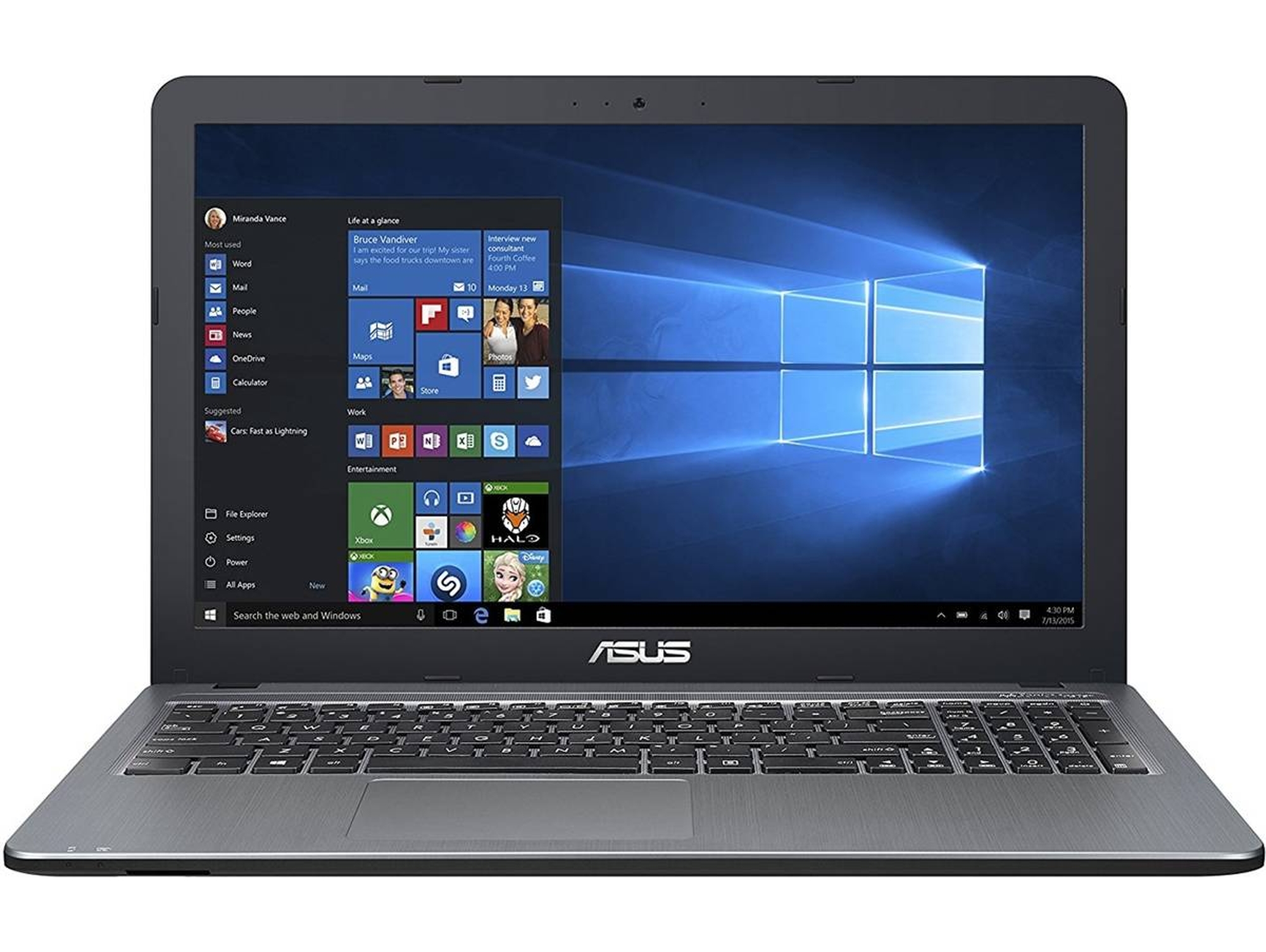 Portátil ASUS F540YA-XO543T (Caja Abierta - AMD E1-6010 APU - RAM: 4 GB - 1 TB HDD - AMD Radeon R2)