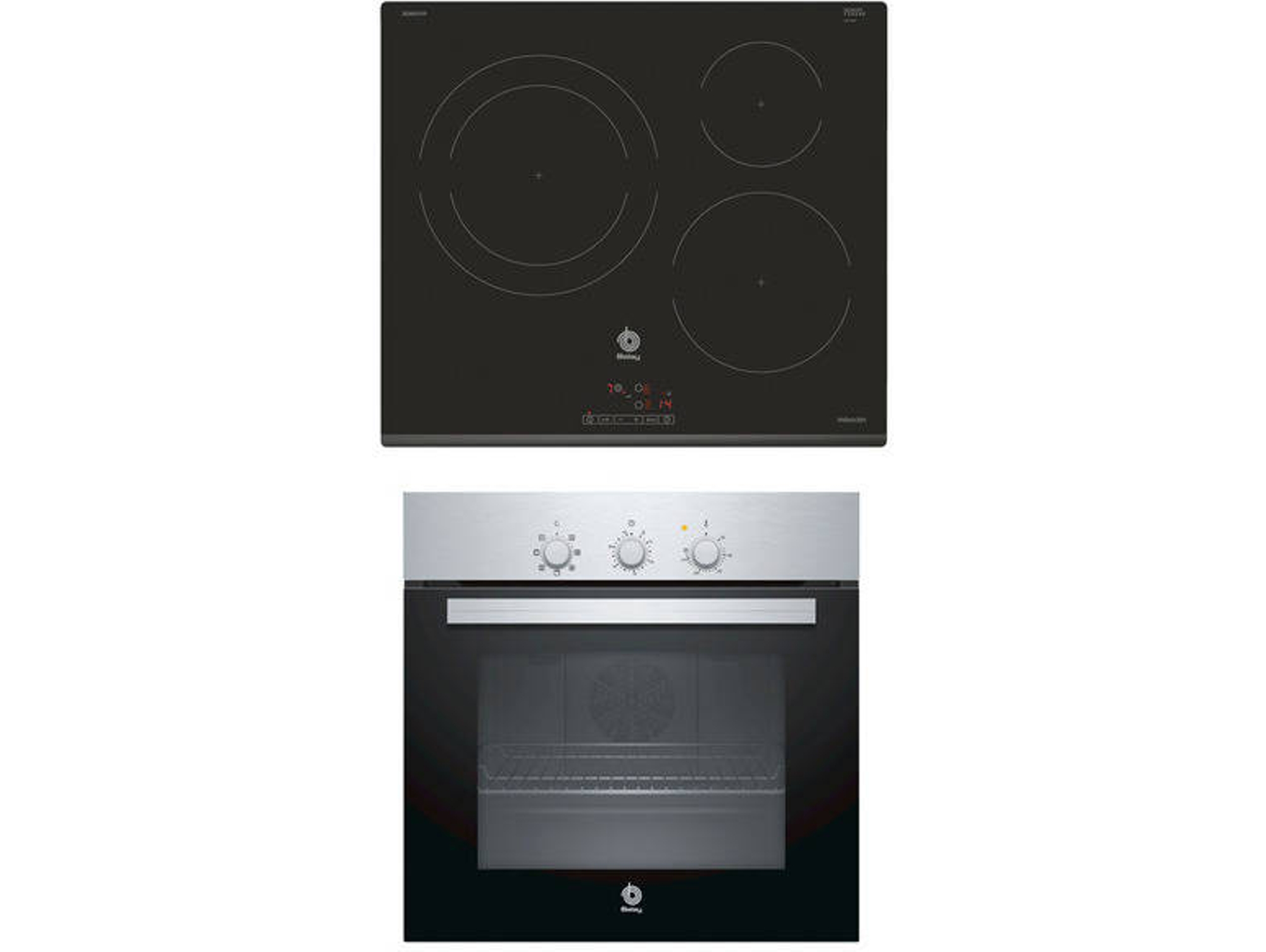 Conjunto Horno + Placa inducción BALAY 3HI833XP