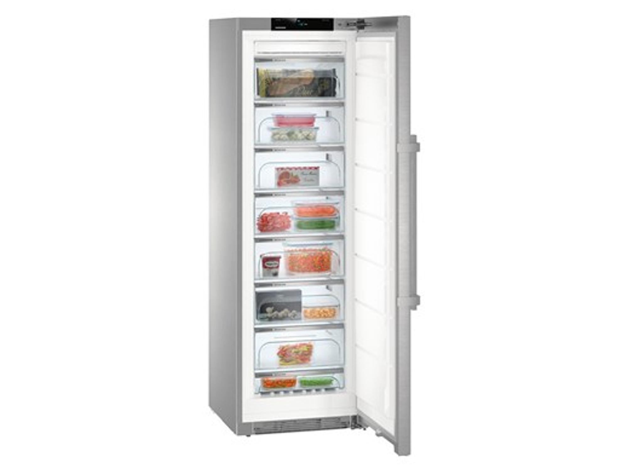 Congelador Vertical LIEBHERR SGNPES-4355 (No Frost - 185 cm - 268 L - Inox)