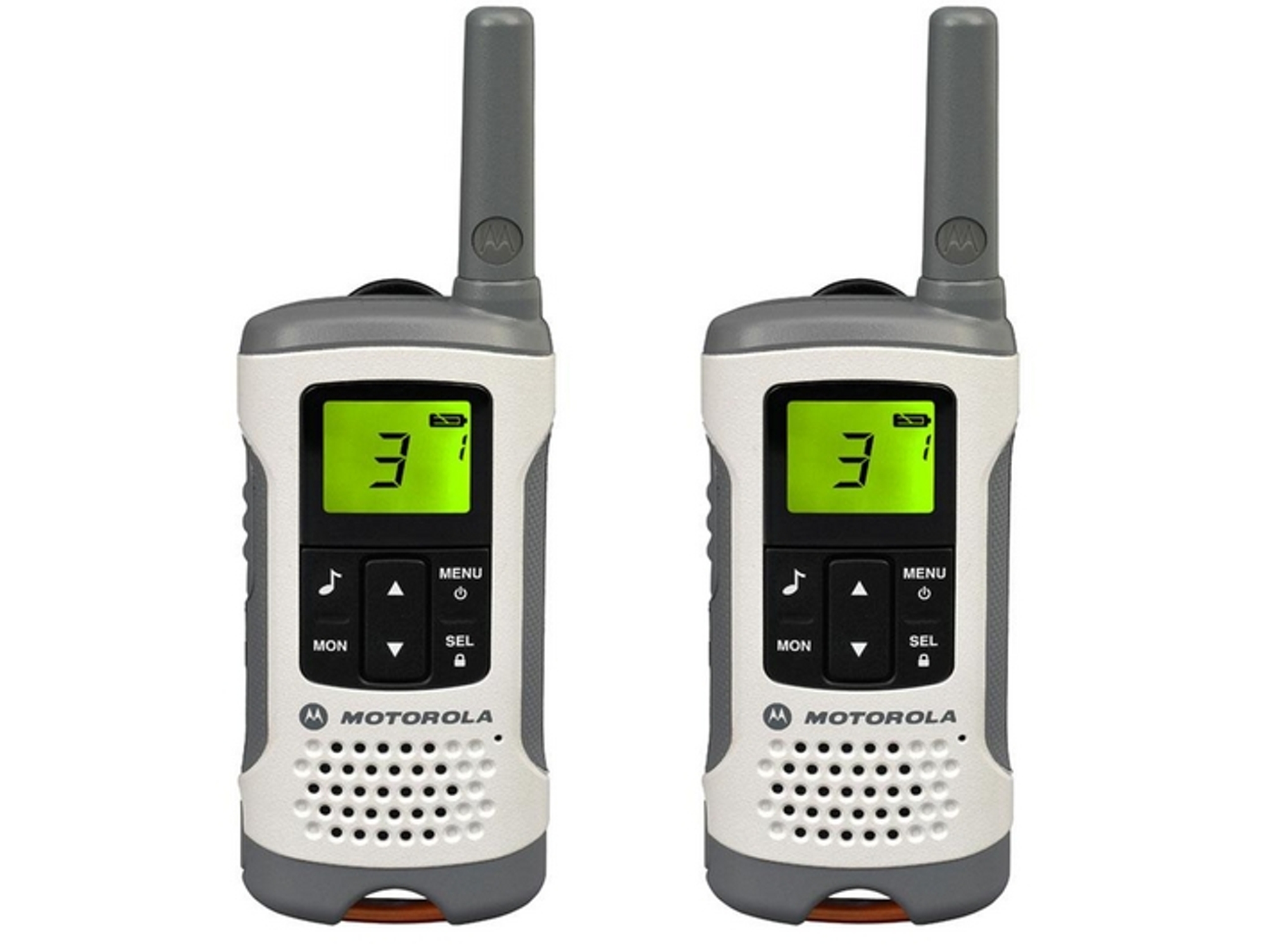 Walkie-talkie MOTOROLA T50 (8 Canales - 6 Km - Hasta 16h de autonomía - Blanco)