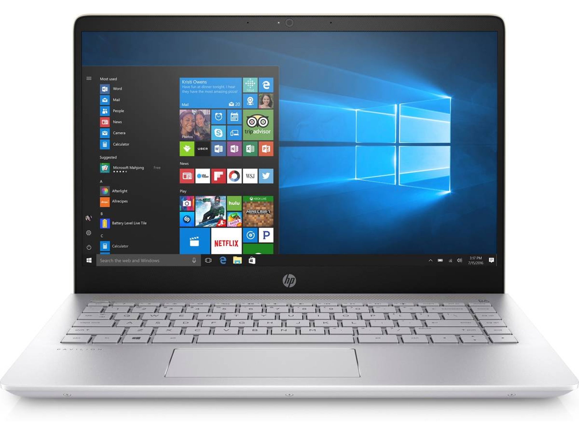 Portátil 14'' HP Pavilion 14-BF000NS (i5 - RAM: 8 GB - Disco duro: 256 GB SSD)