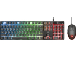 TECLADO+RATO GAMING TRUST GXT 838 AZOR