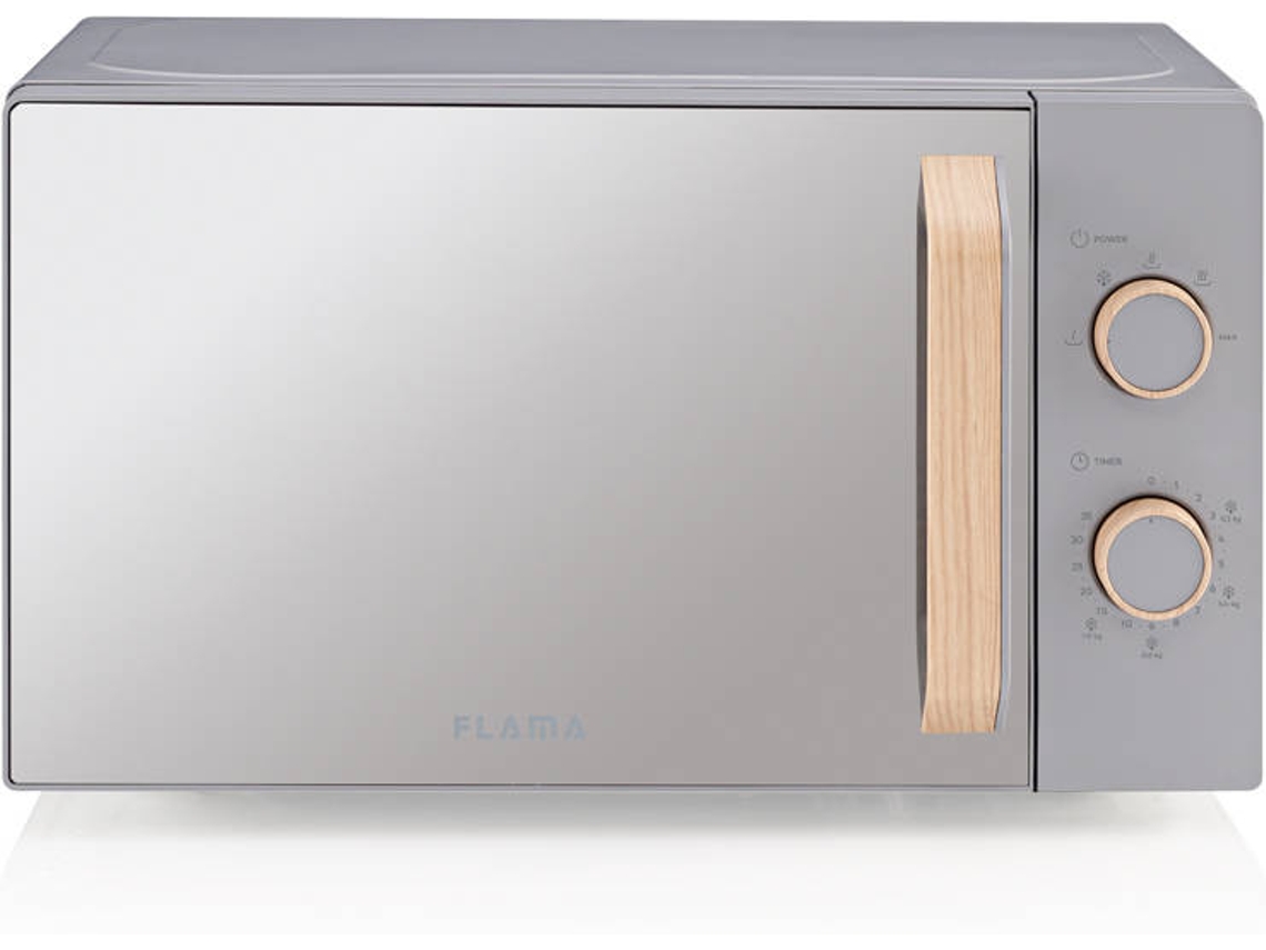 Microondas FLAMA 1832FL (20 L - Sin grill - Gris)