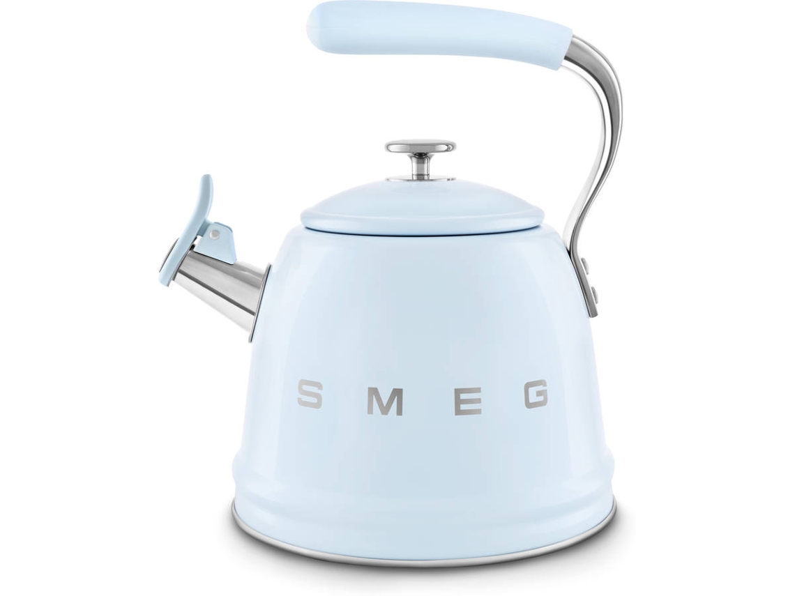 Hervidor de Acero con silbato SMEG WKF01PB Azul (2.3 L)
