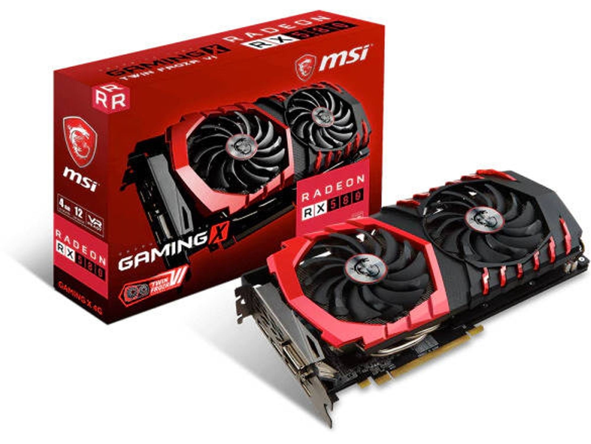 Tarjeta Gráfica MSI RX 580 Gaming X 4G