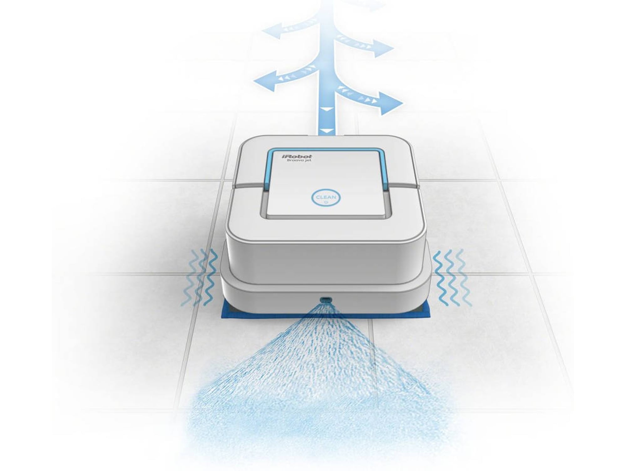 Mopa Robot IROBOT Braava Jet B250 (Autonomía: 60 min) | Worten