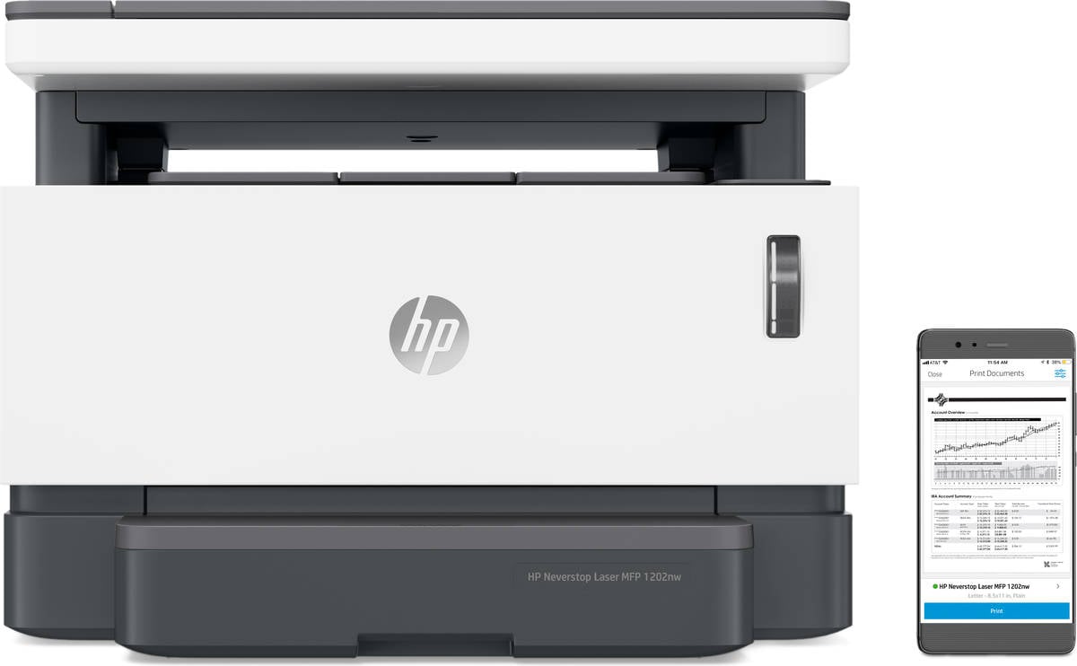 Impresora Láser HP Neverstop 1202 NW (Multifunción - Láser Mono - Wi-Fi)