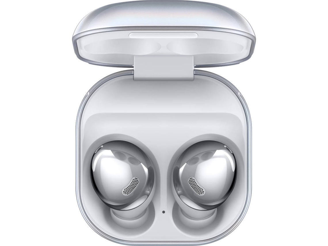 Auriculares Bluetooth True Wireless SAMSUNG Buds Pro (In Ear - Micrófono - Noise Cancelling - Prateado)