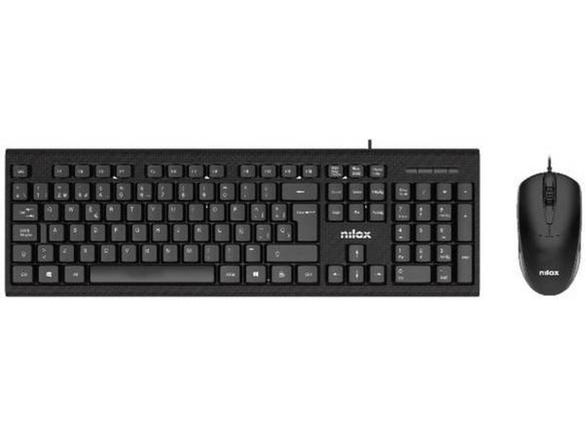 Teclado y Ratón NILOX con Cable NXKME0011 (ES)