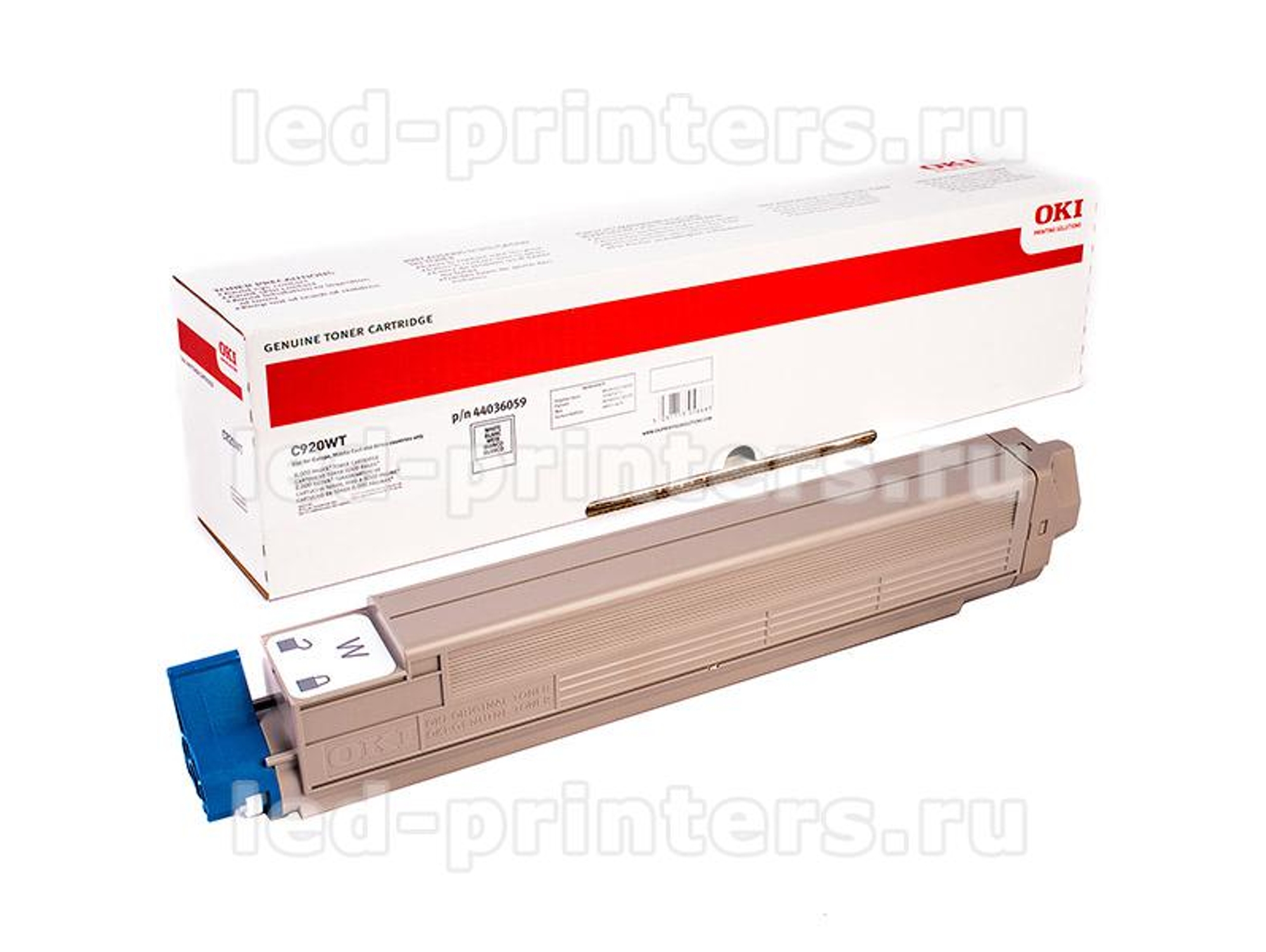 Cartucho de Tóner OKI  44036059 8000 Pág  Blanco  para C910wt, 920WT