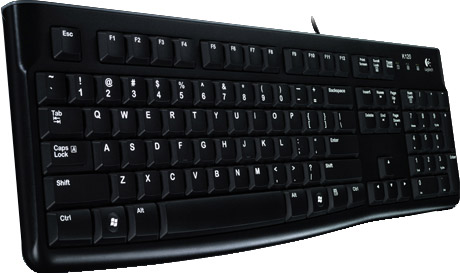 Teclado LOGITECH K120 (Con Cable - Español - Teclado Numérico)