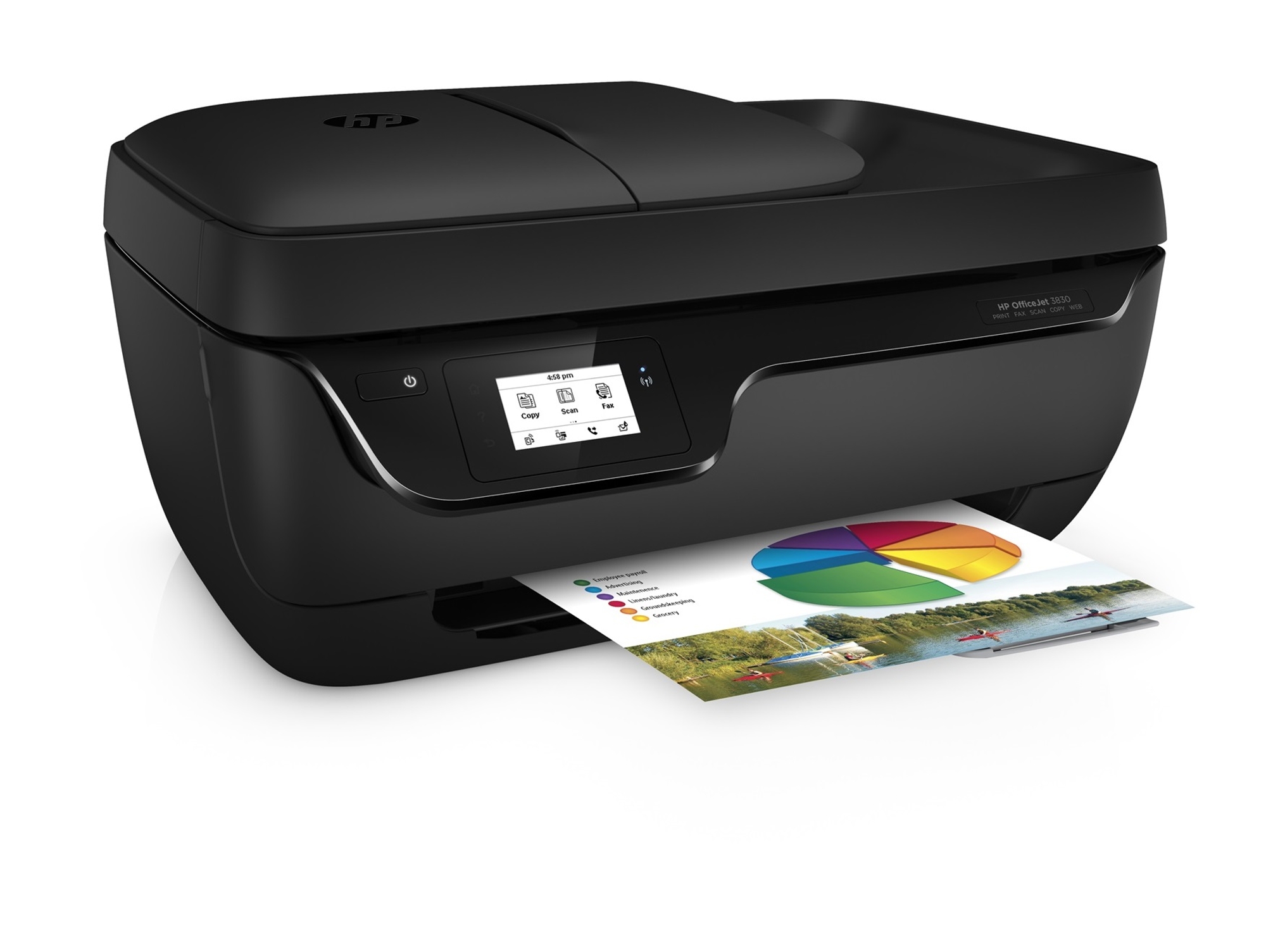 Impresora Multifunción HP Officejet 3833 + 2 meses Gratis (100 pag) Instant Ink