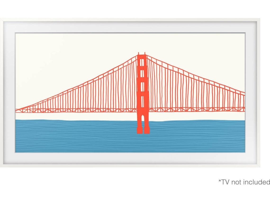 Marco de TV SAMSUNG The Frame 55'' - Blanco
