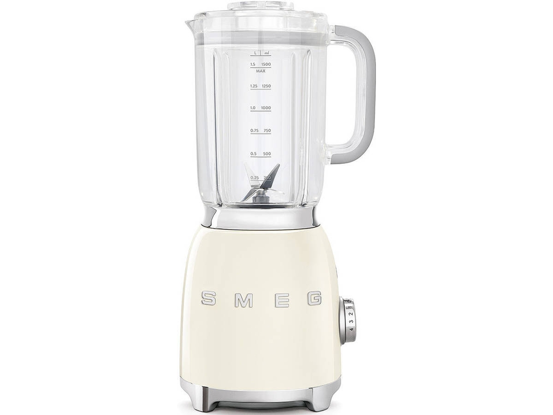 Batidora de Vaso SMEG Anni 50 BLF01CREU (800 W - 1.5 L - Beige)