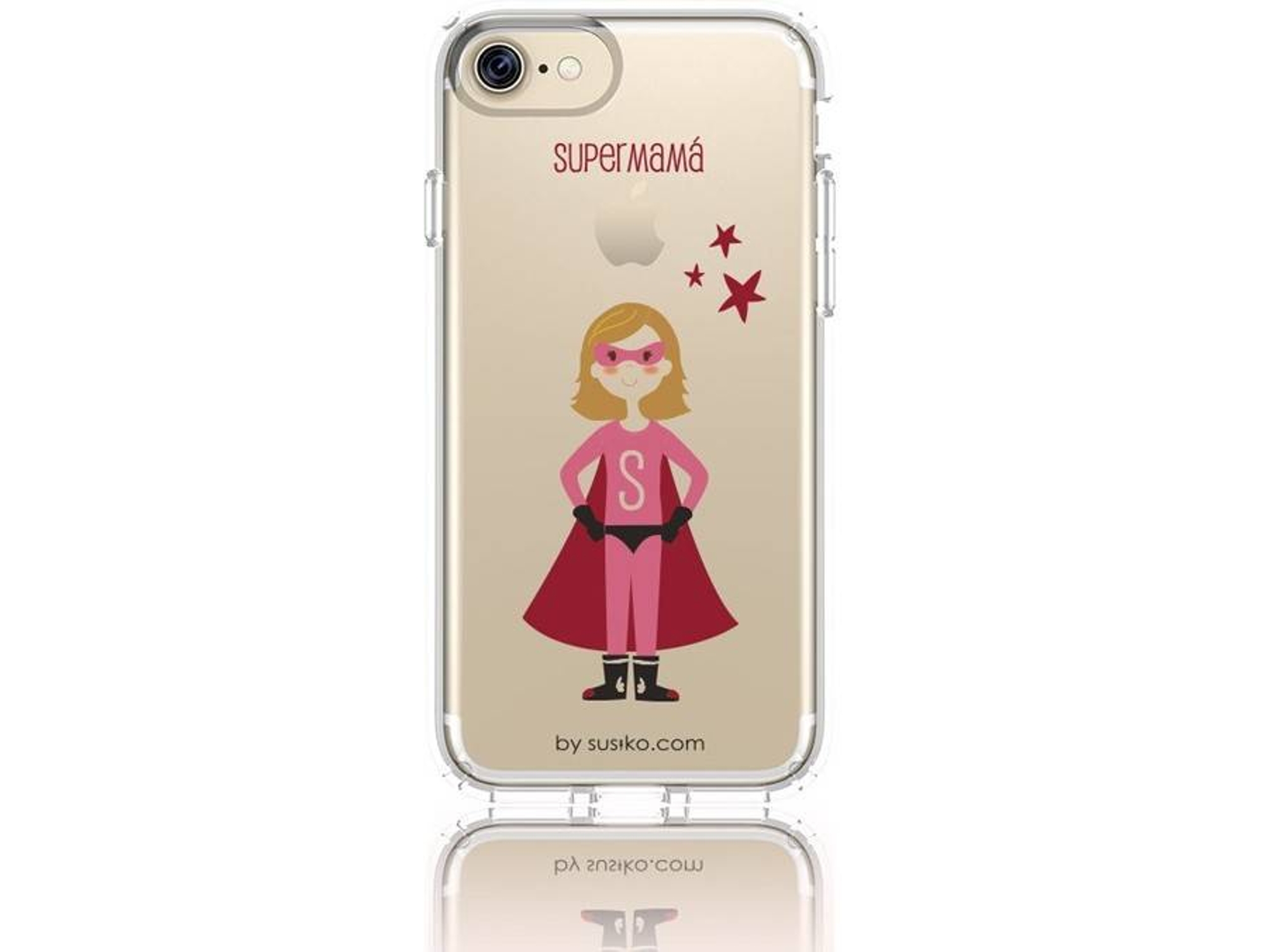 Carcasa iPhoneÂ 7, 8 SUSIKO SupermamÃ¡ Transparente