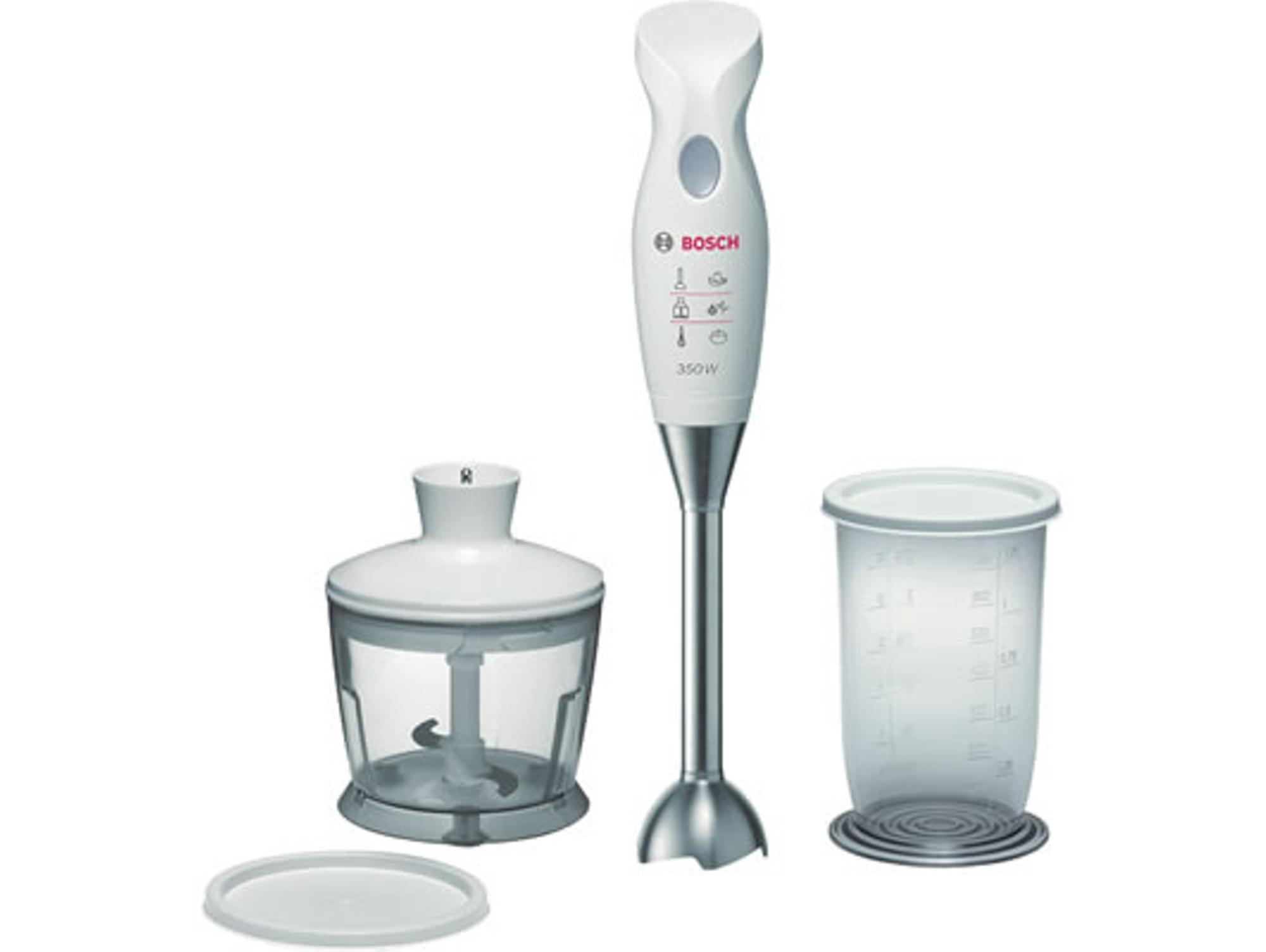 Batidora de Mano + Accesorios BOSCH MSM6B500 (350 W - Blanco)