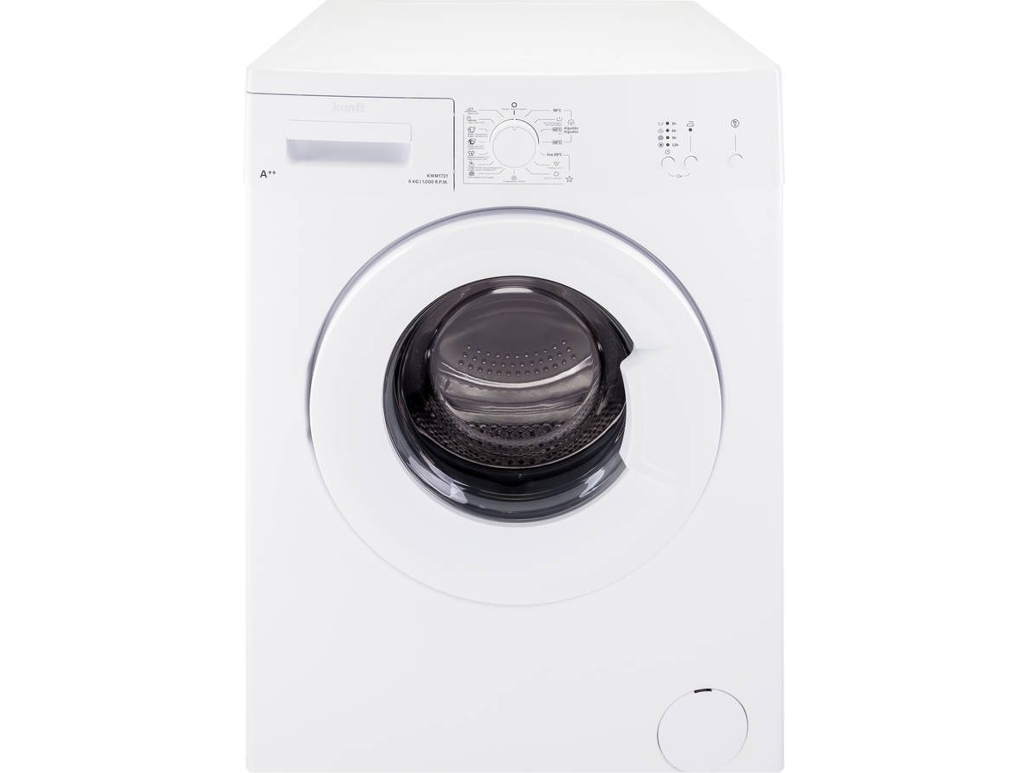 Lavadora KUNFT KWM1721 (Outlet Grado C - 6 kg - 1000 rpm - Blanco)