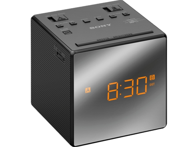 Radio Despertador SONY ICF-C1TB.CED (Negro - Digital - AM/FM - Alarma Doble - Función Snooze) — Memória por falta de energia | Función snooze