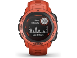Reloj deportivo GARMIN Instinct Solar (Bluetooth - Rojo)