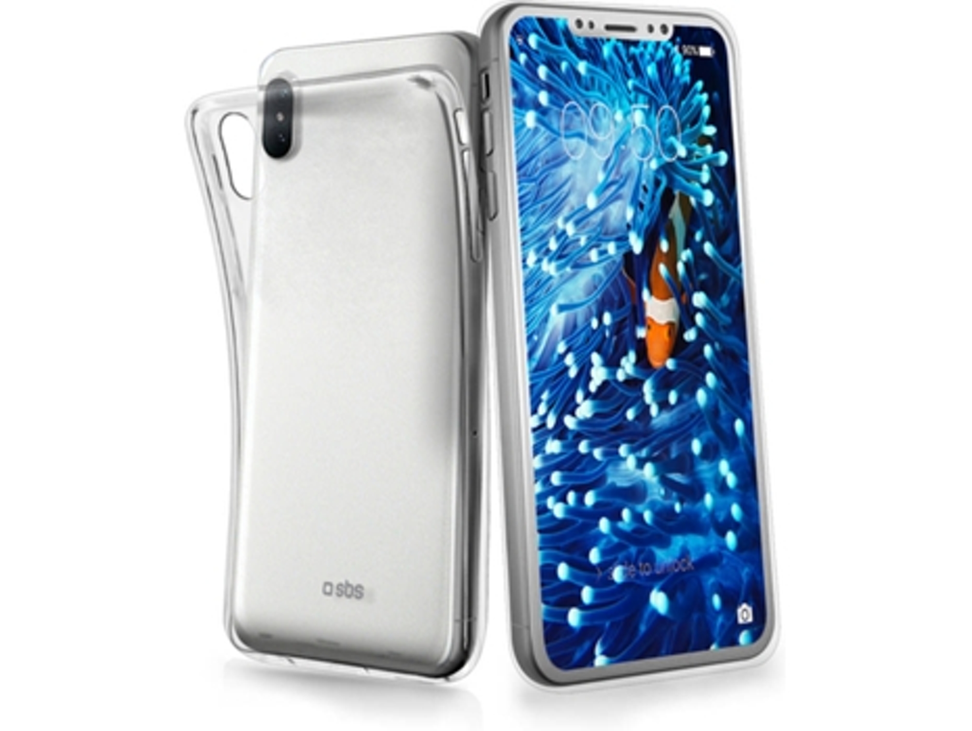 Carcasa iPhone X, Xs SBS Skinny Transparente