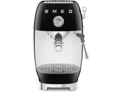 Cafetera con Cold Brew SMEG ECF03BLEU (15 Bar - Café Molido y Pastillas - Negro)
