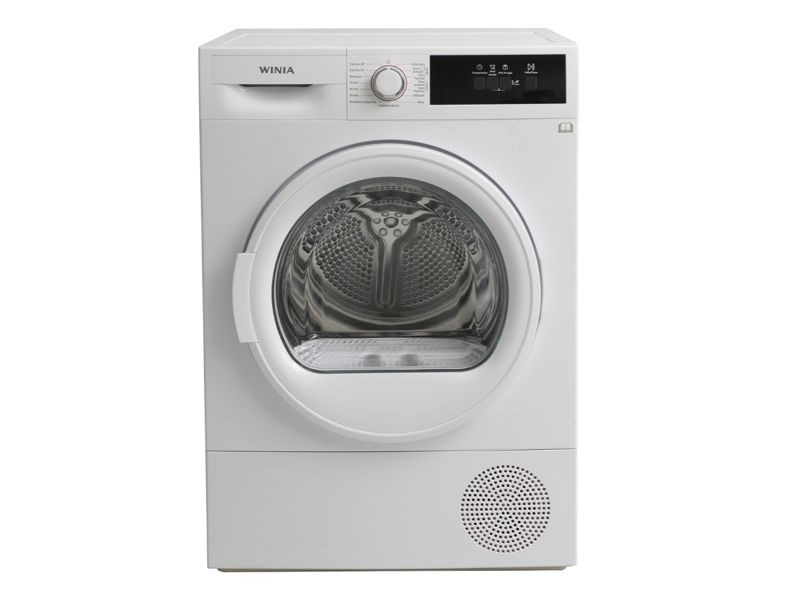 Secadora WINIA WVR-08HT1WW (8 kg - Bomba de Calor - Blanco)