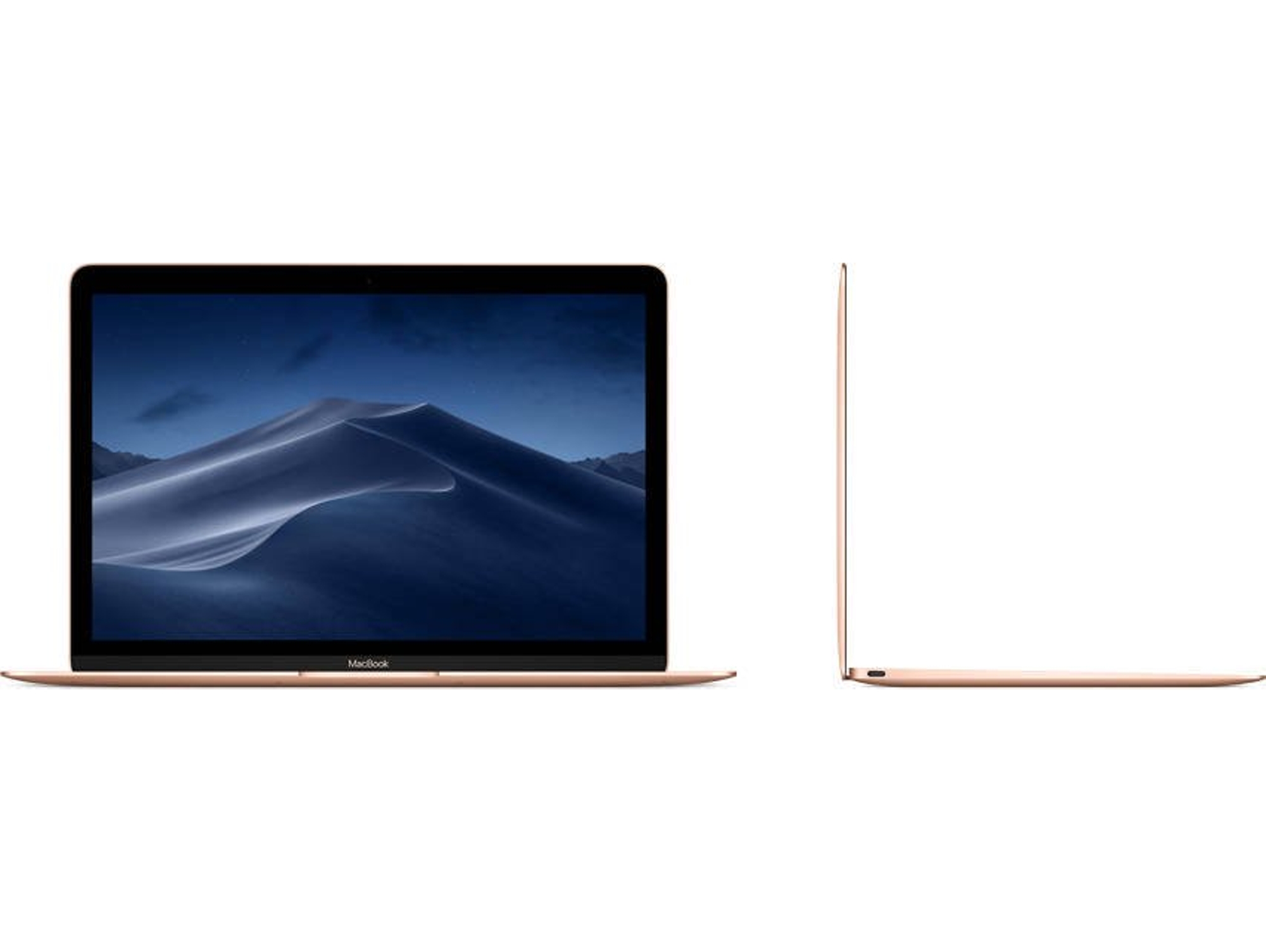 MacBook Pantalla Retina APPLE Oro 2018 (12'', Intel Core i7, RAM: 8 GB, 512 GB SSD, Intel HD 615)
