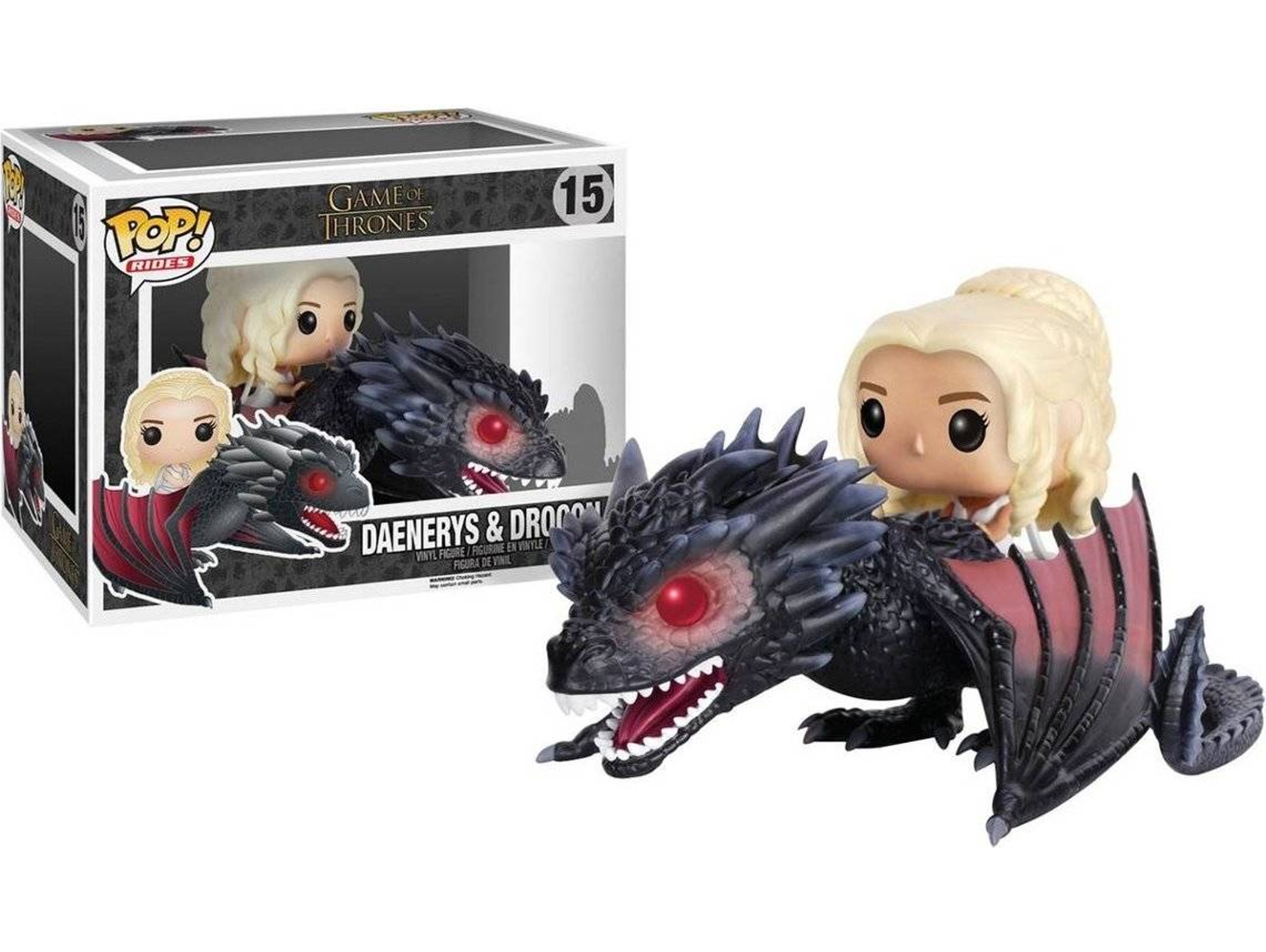 Figura Vinilo FUNKO POP! Game of Thrones: Drogon y Daenerys