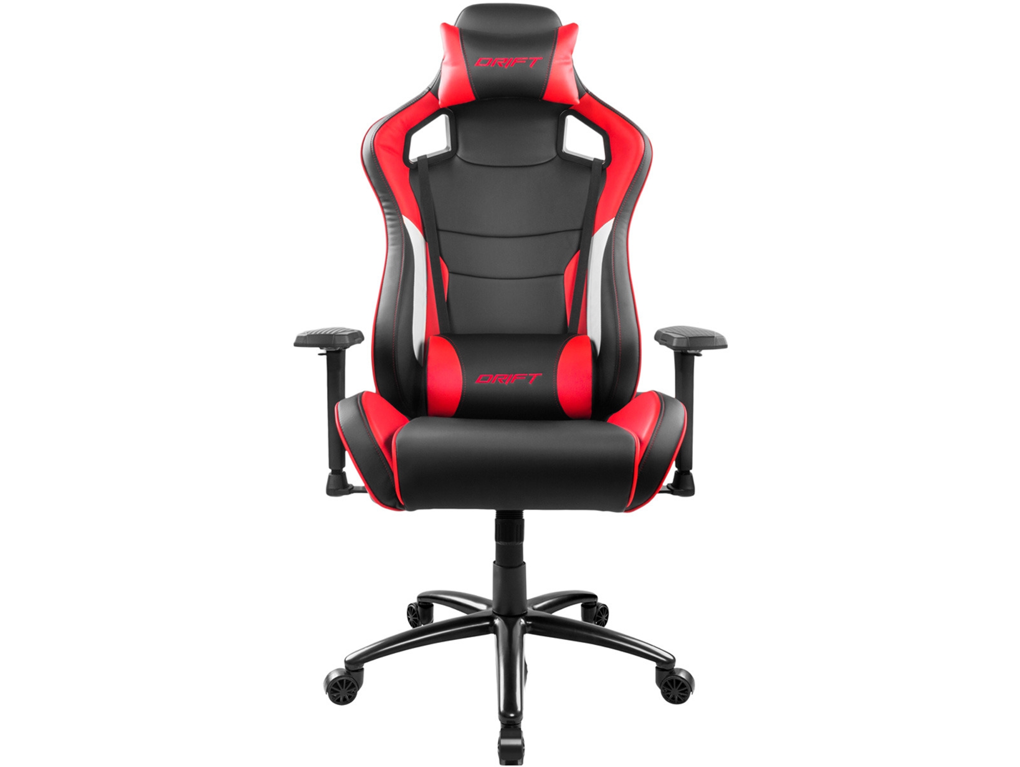 Silla Gaming DRIFT DR400 (Hasta 150 kg - Elevador a Gas Clase 4 - Negro y Blanco)