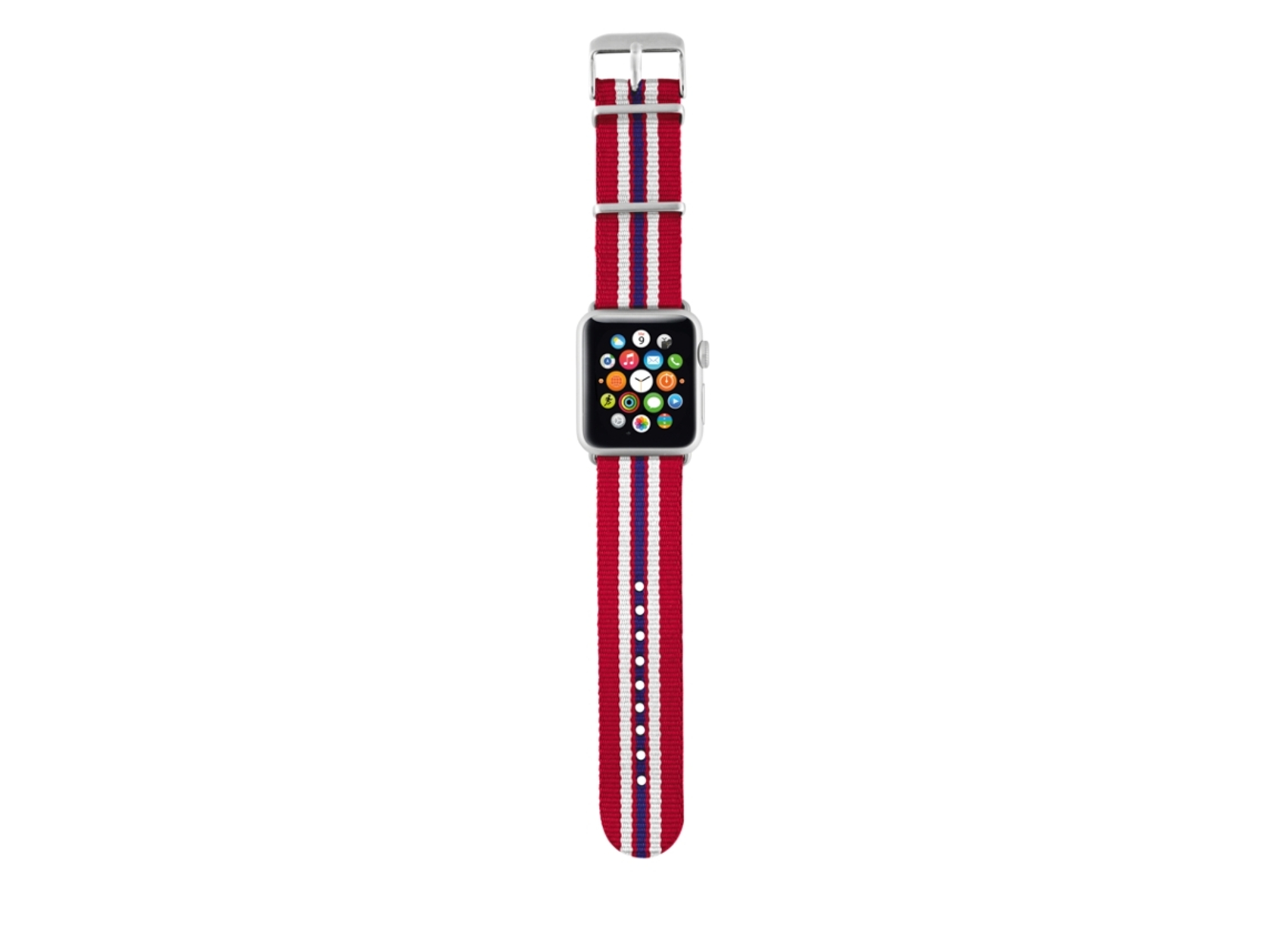Correa Nylon trenzado TRUST Apple Watch 38mm Rojo