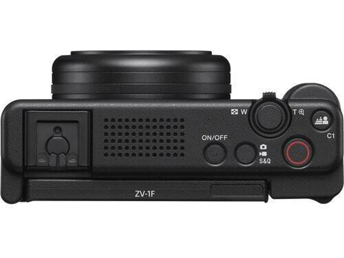 Cámara Fotográfica Compacta SONY ZV-1F (Negro - 20.1 MP - ISO: 125