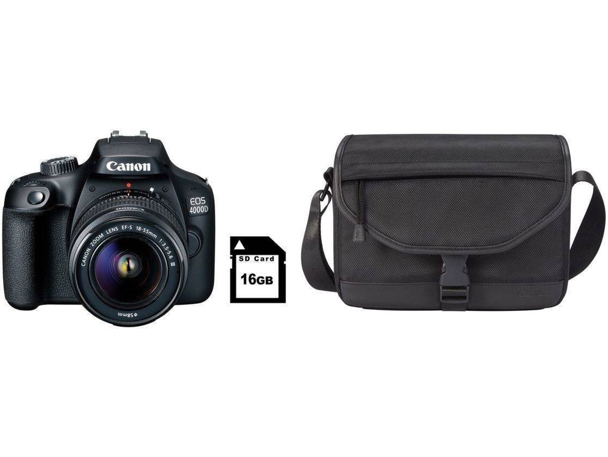 Kit Cámara Réflex CANON EOS 4000D+18-55VUK (Caja Abierta - 18.0 MP - ISO: 100 a 6400 - Sensor: APS-C)
