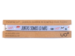 Pulsera 'Juntas somos lo más' Azul Cielo