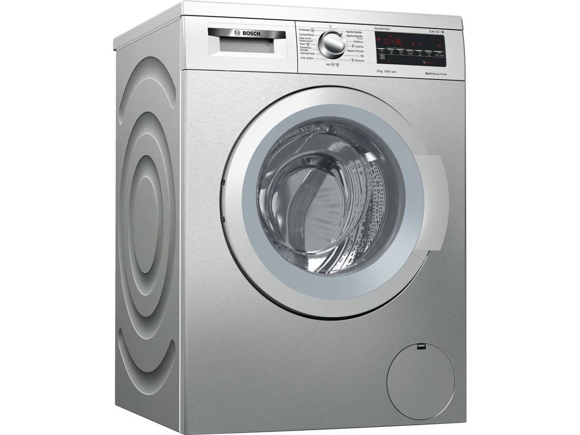 Lavadora BOSCH WUQ2448XES (Outlet Grado A - 8 kg - 1200 rpm - Inox)